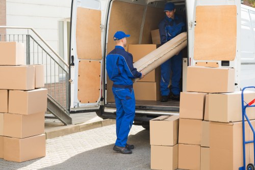 Professional packing supplies ready for a home move in Colliers Wood