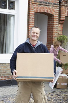 Moving van supporting a residential move in Colliers Wood