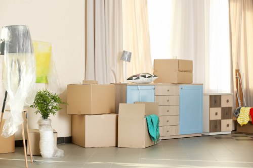 Removal van service for Colliers Wood residential and flat moves