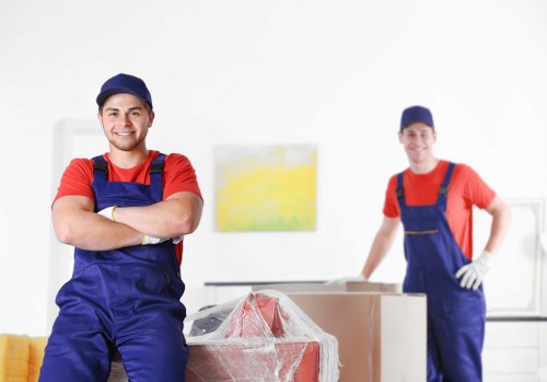 Removal company service in Colliers Wood with moving van support