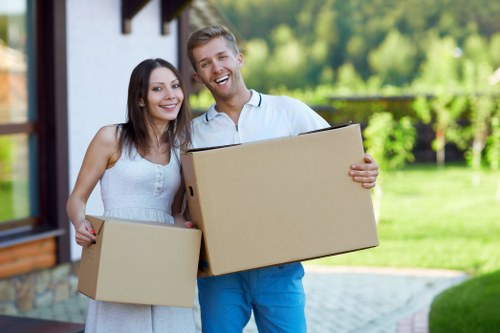 Removal van service in Colliers Wood for local home and flat moves