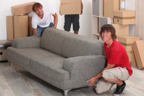 Commercial removal van service in Colliers Wood for offices and stock