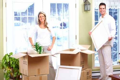 Removing wardrobes and other large furniture from a Colliers Wood property